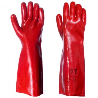 PVC dip gauntlets