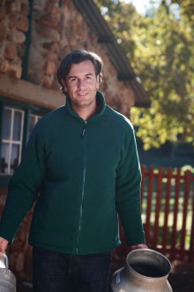 Padded fleece jacket