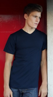 Deep Navy V-neck tee