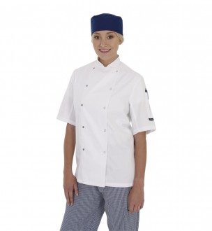 Short sleeve chef jacket
