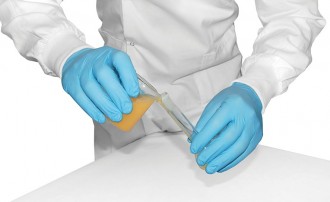 Powder free disposable glove