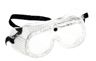 Direct vent safety goggles