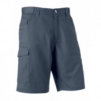 Grey cargo shorts - 002M