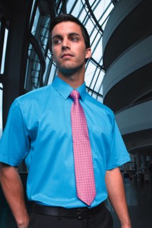 Premier Short Sleeve Poplin Shirt - PR202