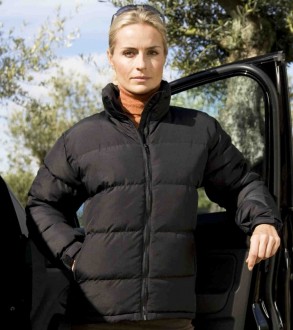 Ladies down feel jacket