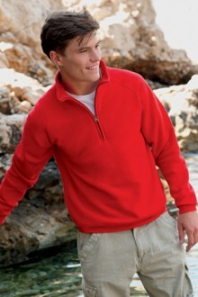 Red zip neck sweatshirt - SS230